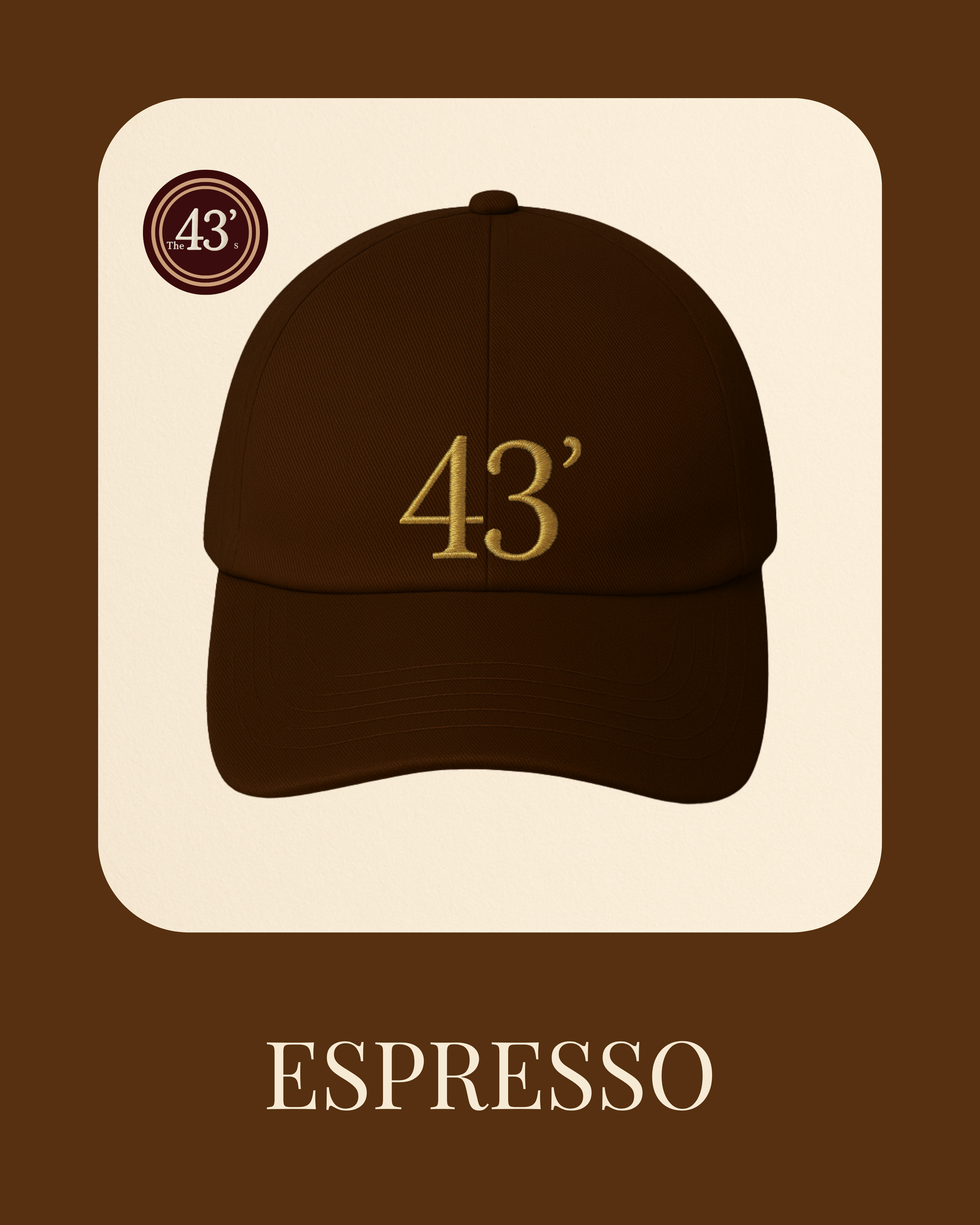 43' Basic Espresso Cap